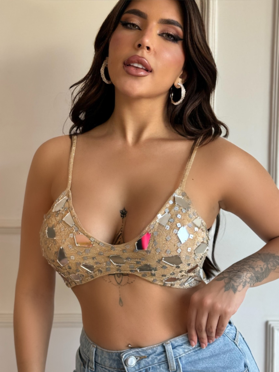 Cropped Espelhado Vivella Madonna - FULL