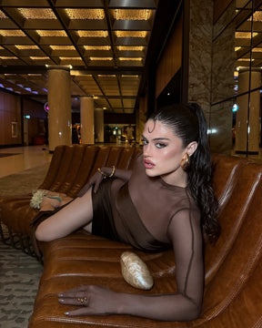 Vestido Curto Com Tule Irregular Vivella Mariáh
