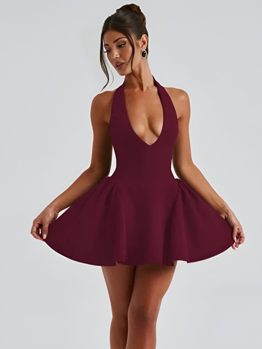 Vestido Curto Frente Único Vivella Marcela