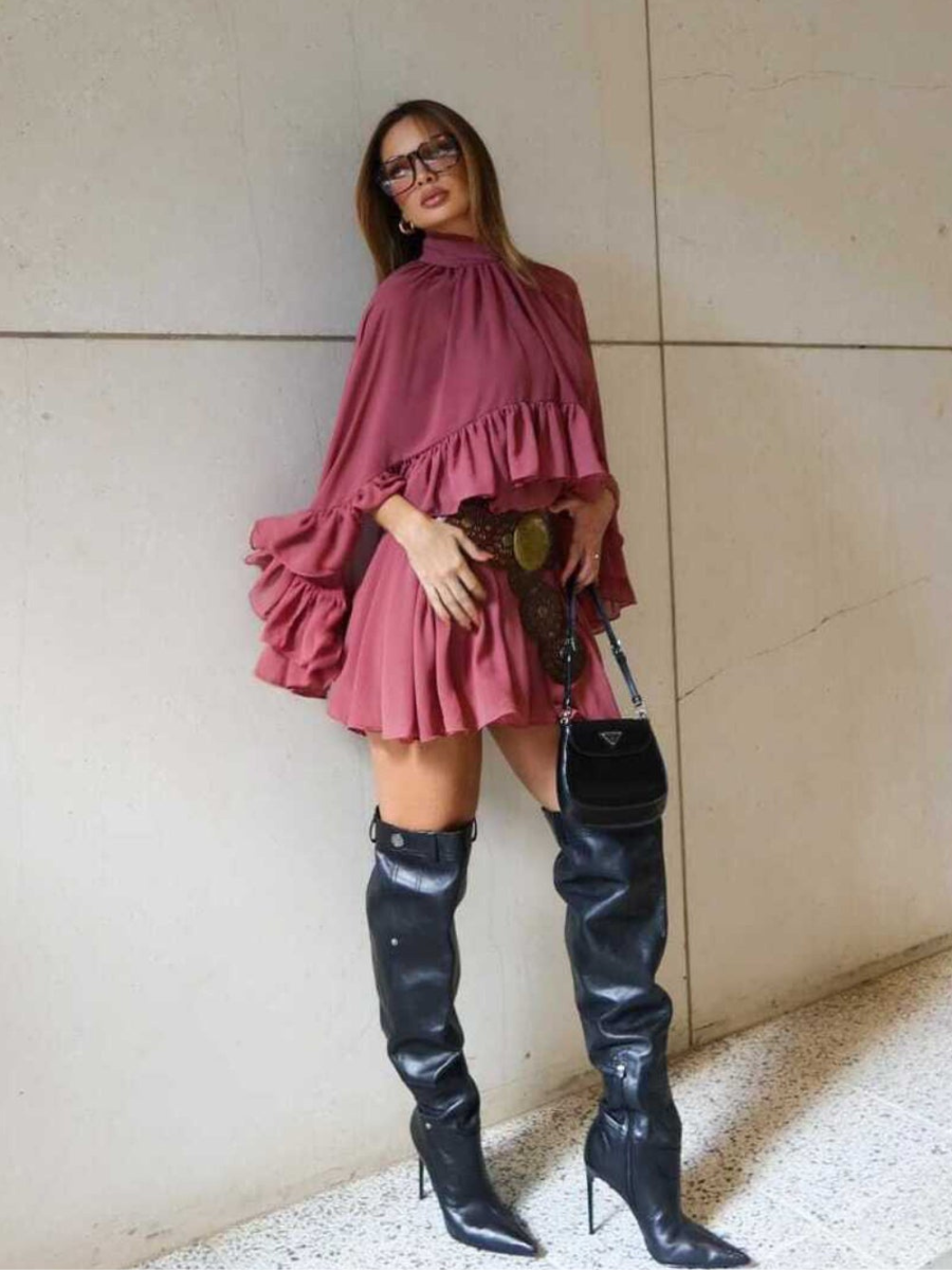 Vestido Boho Chic Vivella Scarlet