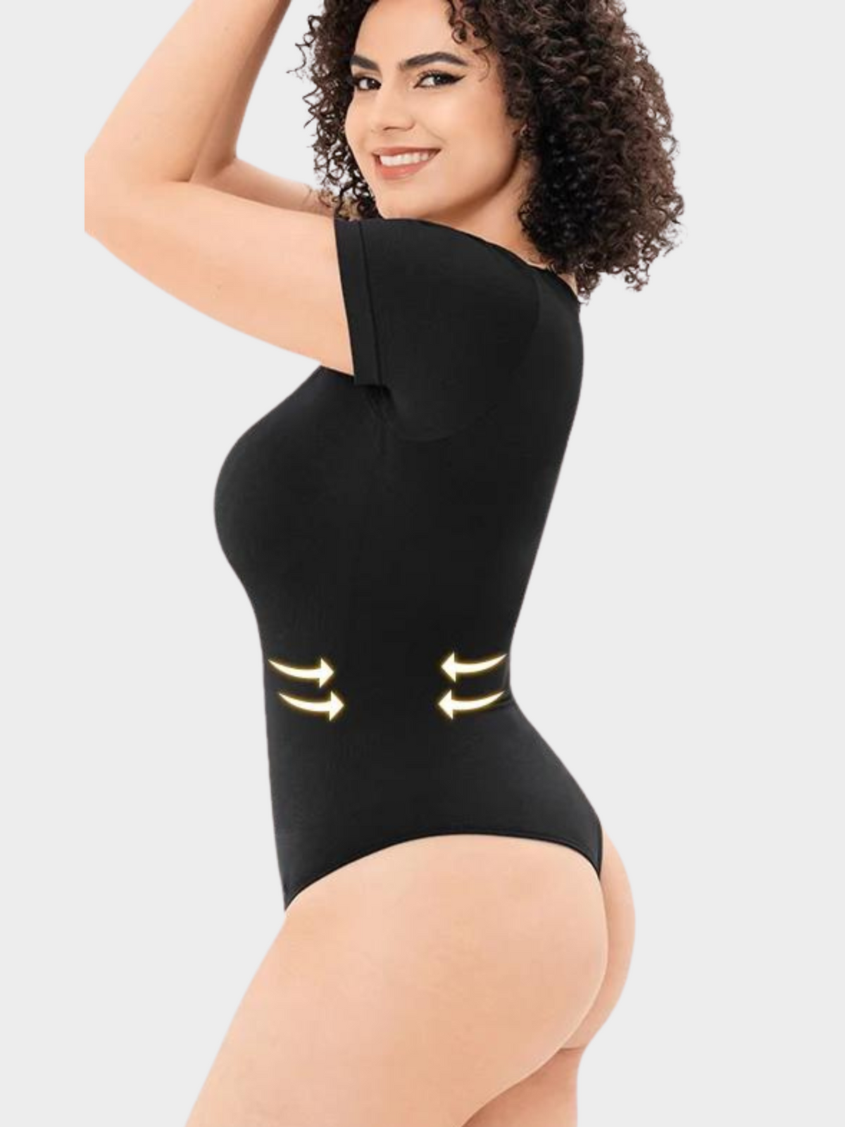 Body Modelador Suit Shape Slim Com Manga Vivella Vivella