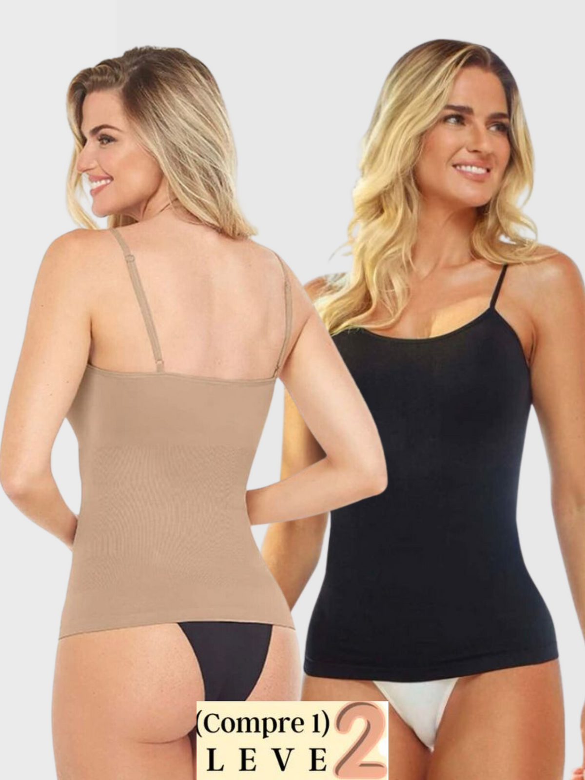 Regata Modeladora Suit Shirt Com Compressão Vivella ( Compre 1 Leve 2 )