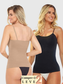 Regata Modeladora Suit Shirt Com Compressão Vivella ( Compre 1 Leve 2 )