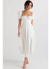 Vestido Midi com Manga Princesa Vivella Fiorentina - GOLDEN ERA