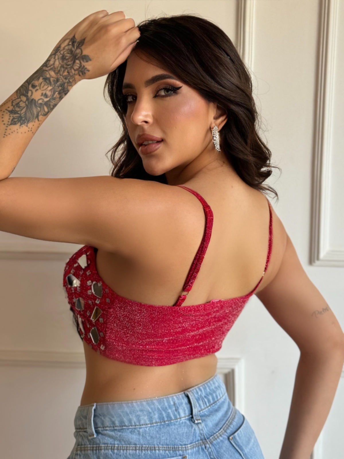 Cropped Espelhado Vivella Madonna - FULL
