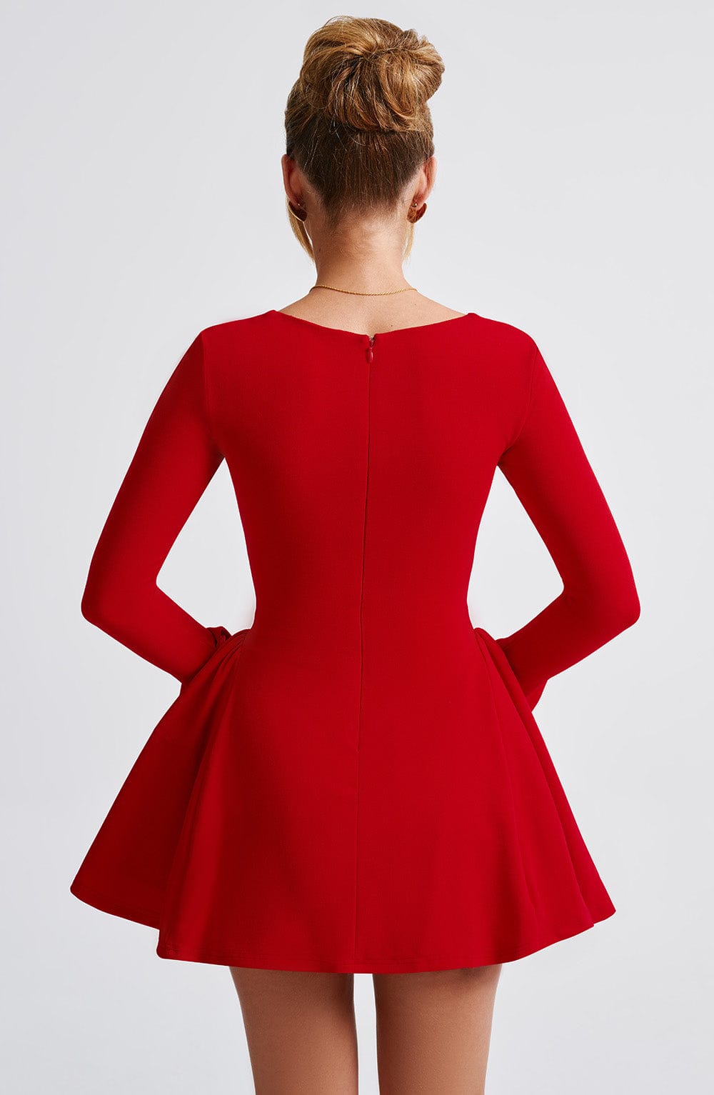 Vestido Manga Longa Curto Vivella Marjorie