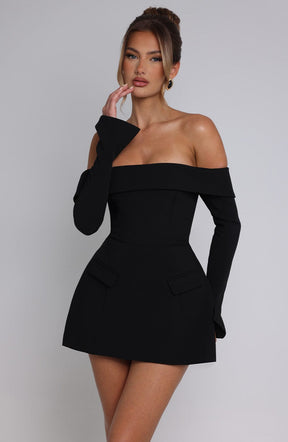 Vestido Manga Longa Curto Vivella Kelly