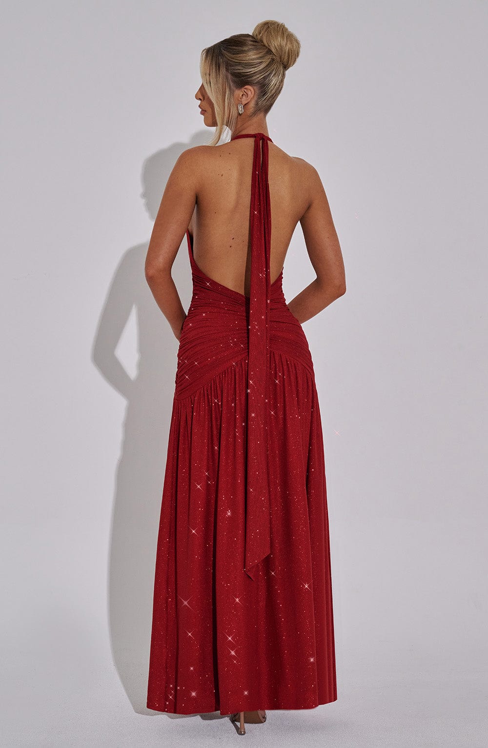 Vestido Longo com Fenda Vivella Coven
