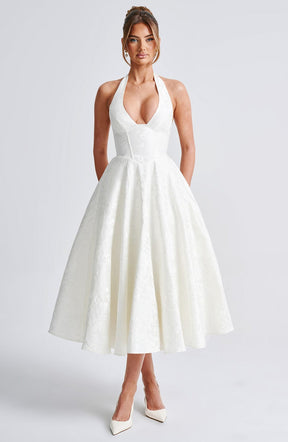 Vestido Midi Frente Único Vivella Passione
