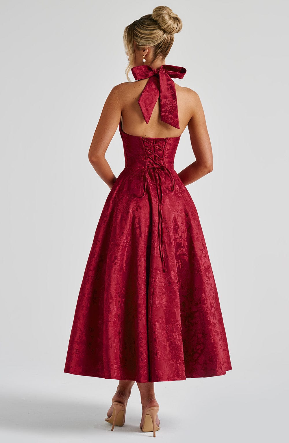 Vestido Midi Frente Único Vivella Passione