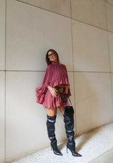 Vestido Boho Chic Vivella Scarlet