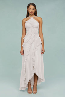 Vestido Assimétrico Tendência Vivella Lilac
