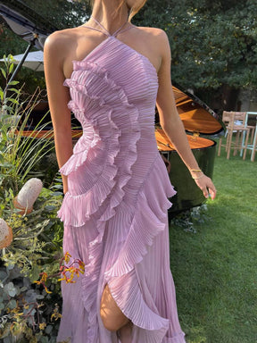 Vestido Assimétrico Tendência Vivella Lilac