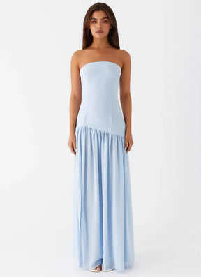 Vestido Longo Tomara que Caia  Com Fenda Vivella Eden