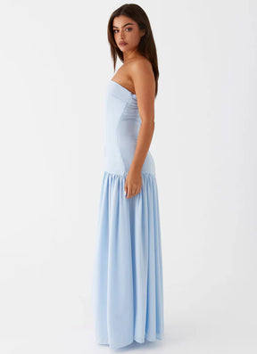 Vestido Longo Tomara que Caia  Com Fenda Vivella Eden