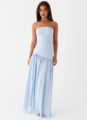Vestido Longo Tomara que Caia  Com Fenda Vivella Eden