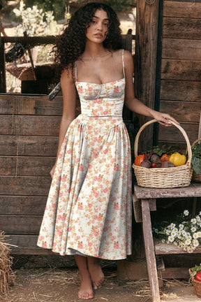 Vestido Midi Bustier Vivella Anne - GOLDEN ERA