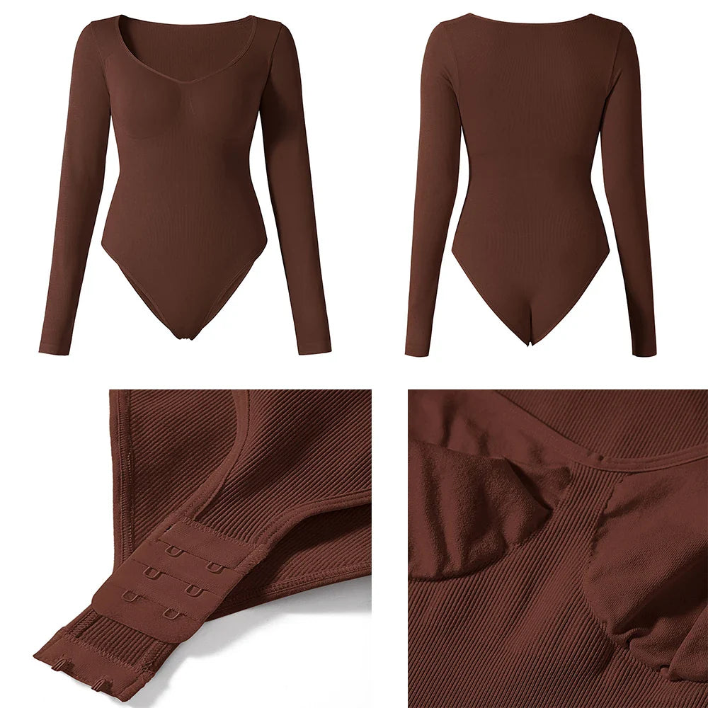Body Suit Shape Slim Manga Longa Vivella