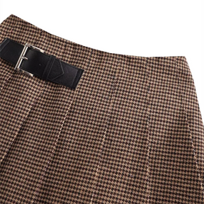 Conjunto Blazer e Saia Curta Plissada Vivella Charlotte