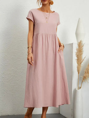 Vestido Verão Vintage Vivella Raquel - Algodão e Linho