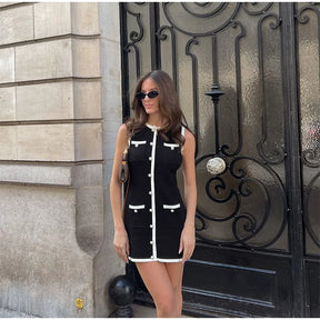 Vestido Curto com Botões Vivella Eliza