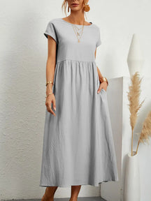 Vestido Verão Vintage Vivella Raquel - Algodão e Linho