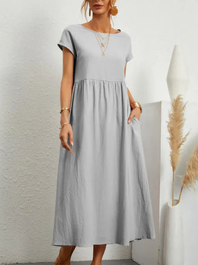 Vestido Verão Vintage Vivella Raquel - Algodão e Linho