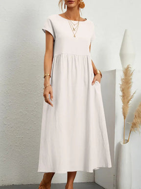 Vestido Verão Vintage Vivella Raquel - Algodão e Linho