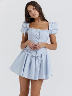 Vestido Curto Bustier Vivella Ana Castela - GOLDEN ERA