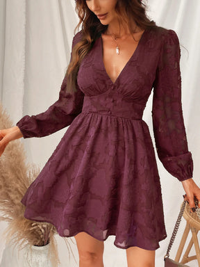 Vestido Manga Longa Vivella Miss Petal