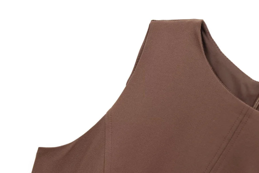 Vestido Curto Barra Plissada Vivella Amara