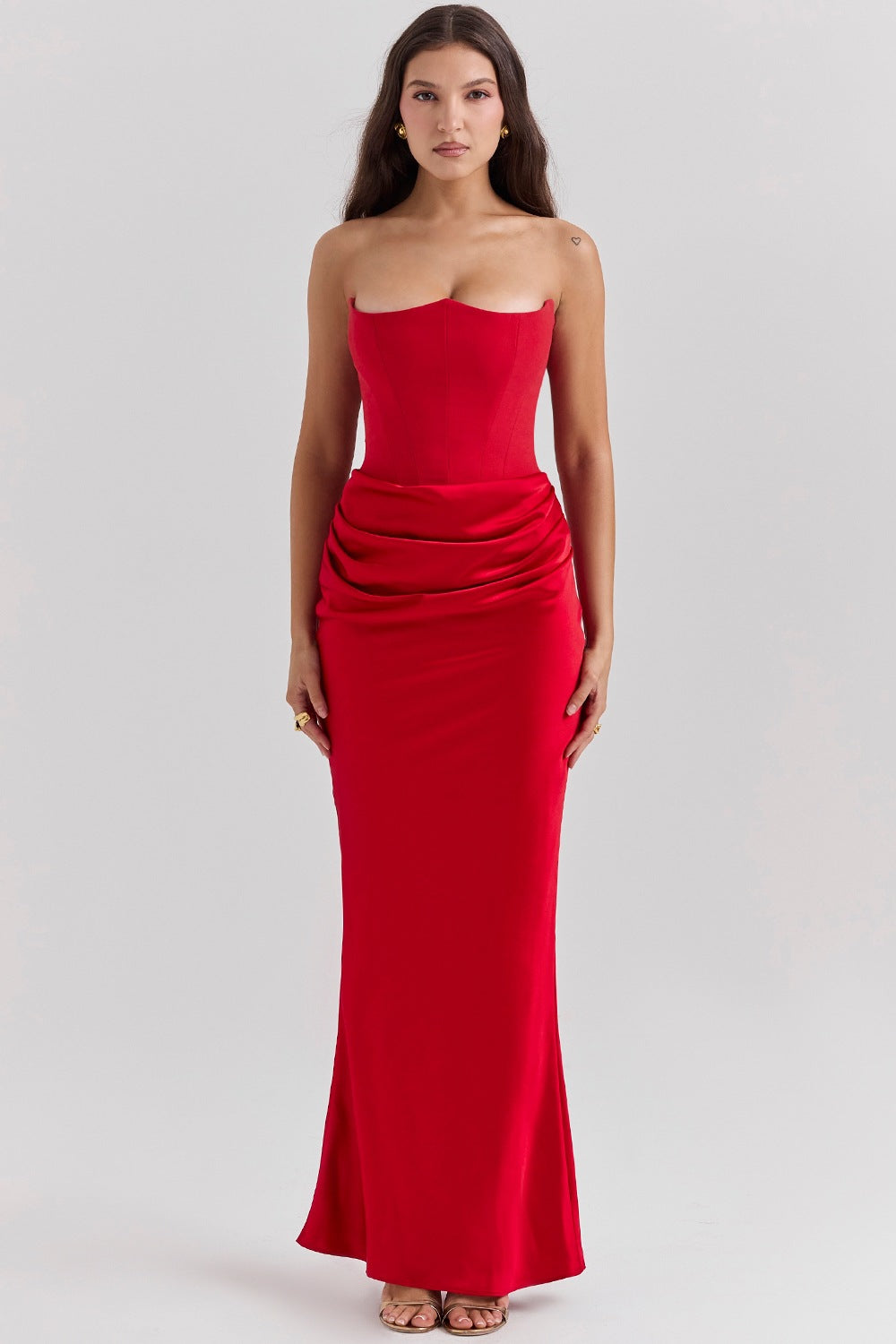 Vestido Longo Modelador Corselet Vivella La Noche - GOLDEN ERA