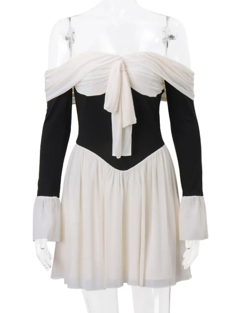 Vestido Manga Longa com Tule Vivella Sâmia - GOLDEN ERA