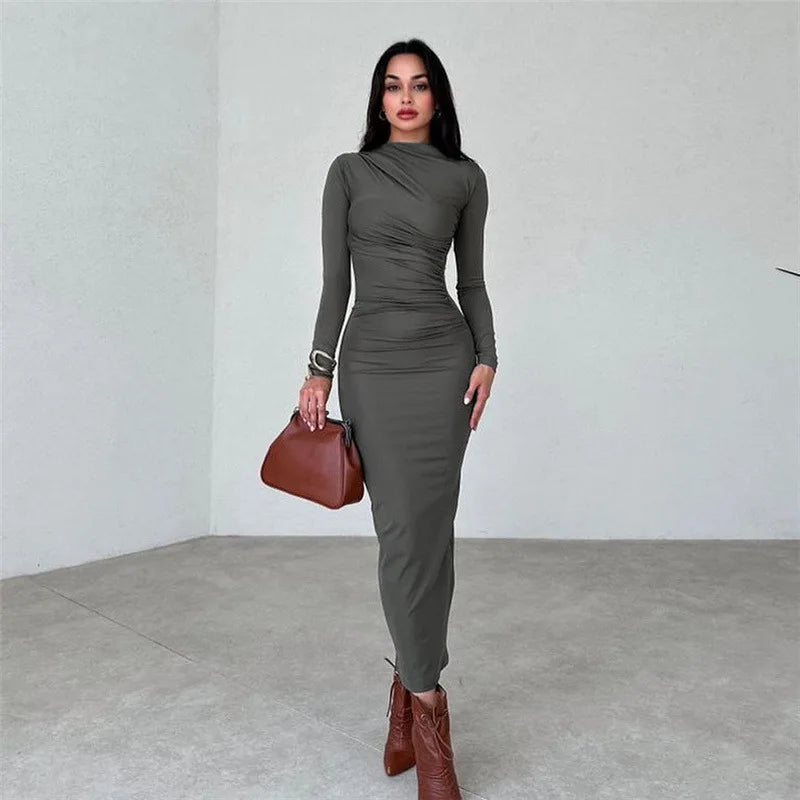Vestido Drapeado Vivella Marluce