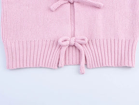 Blusa Tricô Manga Curta Vivella Elodie
