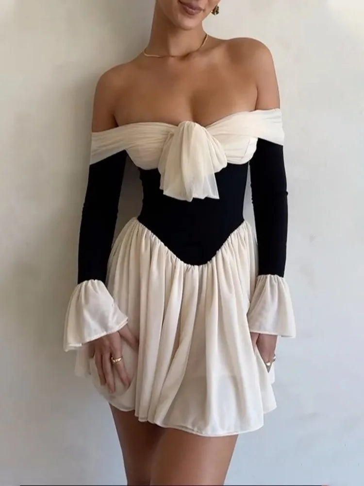 Vestido Manga Longa com Tule Vivella Sâmia - GOLDEN ERA