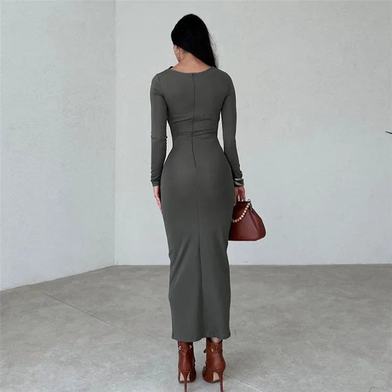 Vestido Drapeado Vivella Marluce