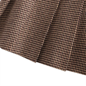 Conjunto Blazer e Saia Curta Plissada Vivella Charlotte