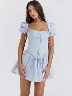 Vestido Curto Bustier Vivella Ana Castela - GOLDEN ERA