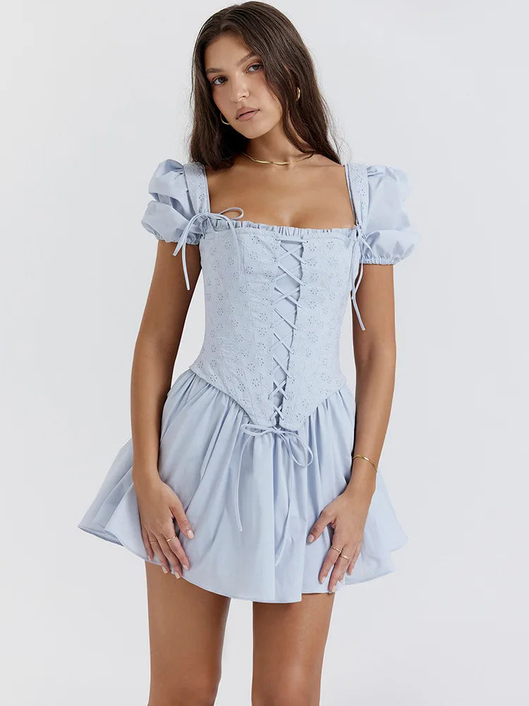 Vestido Curto Bustier Vivella Ana Castela - GOLDEN ERA