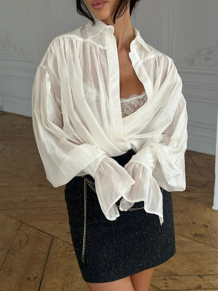Blusa Manga Longa Social Vivella Divine Class