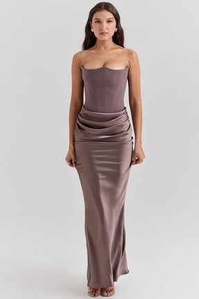 Vestido Longo Modelador Corselet Vivella La Noche - GOLDEN ERA