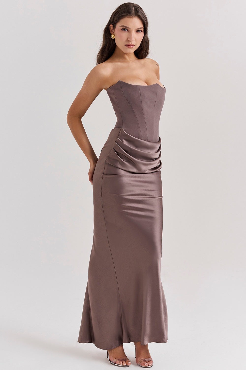 Vestido Longo Modelador Corselet Vivella La Noche - GOLDEN ERA