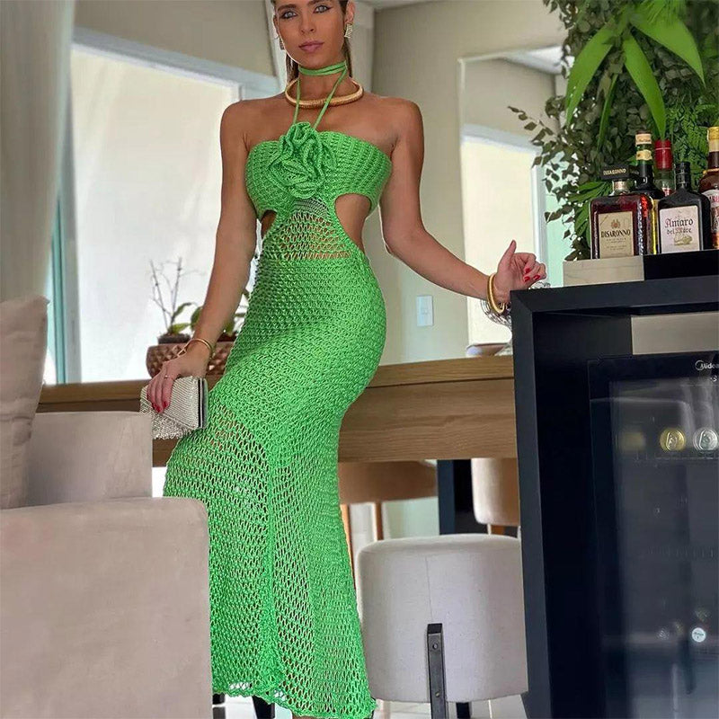 Vestido Longo em Tricô Modal Vivella Serena