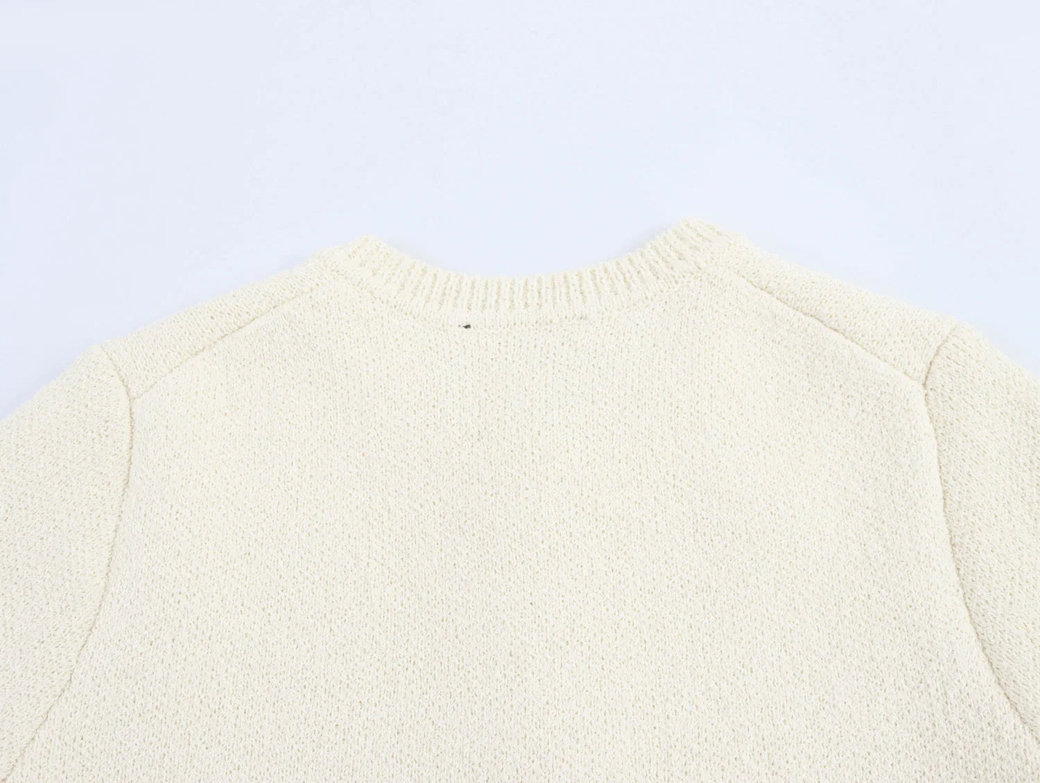 Conjunto Tricô Blusa Manga Curta e Saia Curta Vivella Safira
