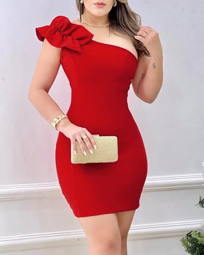Vestido Curto Vivella Red Rose