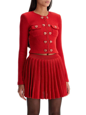 Conjunto Tricô Cardigan e Saia Plissada Vivella Madison