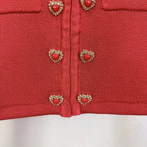 Conjunto Tricô Cardigan e Saia Plissada Vivella Madison