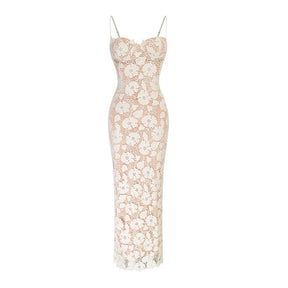 Vestido Midi Rendado Vivella Sofia - GOLDEN ERA