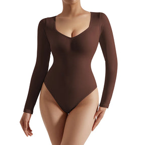 Body Suit Shape Slim Manga Longa Vivella